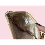 PINKO Gold Black Sequin Logo Cocktail Clutch Bag Photo 1