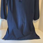 J.Crew  NWTS..NAVY BLUE COTTON DRESS LACE UP NECK LINE OVERSIZED XS 
ADORABLE Photo 4