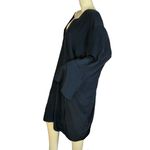 Amanda Uprichard GB X BLACK SHIFT SHIRT DRESS W/BELL SLEEVES (4X) Photo 3