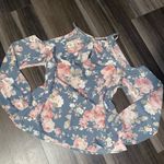 Bold Elements cold shoulder Floral Blouse Photo 7