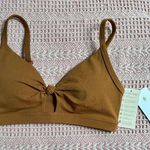 Spiritual Gangster NEW twist front sports bra in dune/brown size small yoga Photo 0