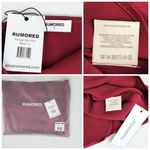 Rumored Womens Kerrigan Mini Skirt Size 2 Merlot Red NWT Photo 2