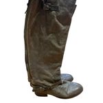 Steve Madden  Rovvee Light Brown Leather Tall‎ Boho Boots Distressed Size 7.5 Photo 4