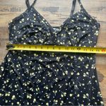 Marilyn Monroe  Women's Black Yellow Floral Print Sleeveless Dress Sz Large Photo 3