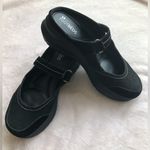 White Mountain  Womens Footbeds Slip On Mary Jane Mules Clogs Black Sz 8. Photo 1