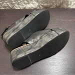 Antelope  Pewter Leather Platform Sandals Size 41 Photo 3