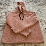 FILA Josephine pink Sherpa hoodie cropped embroidered logo jacket, size M Photo 14