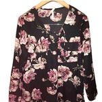 Live 4 Truth  light weight floral top with cross cross tie neck Sz Sm & fits med Photo 0