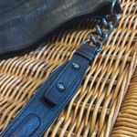 Jessica Simpson Black Hobo Bag with Chain Accents Photo 4