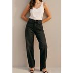 Sézane Lucie Scallop Trim Silk Top, Ecru, FR42/US10 Photo 3