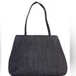 L. O'NEILL DESIGN Vintage Wearable Art Tapestry Bohemian Boho Shoulder Bag Purse Black Photo 6