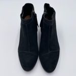 Toms  Women's Loren Suede Wool Blend Ankle Boots Black Size 9 Stacked Heel Photo 2