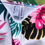st. john's bay  Lined Floral Tankini Swimsuit Top Size 14 Photo 2