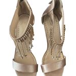 Adrienne Vittadini Adrienne Vitadini rose gold rhinestone fringe high heels Photo 14