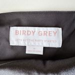 Birdy Grey  Black Satin Bridesmaid Dress Photo 4