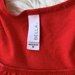 Bella Canvas Chaparral Pom Mom Red Gold and Black Racerback Tank Top Size M Photo 5