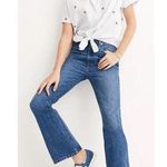Madewell Rigid Flare High Rise Raw Hem Medium Wash Womens Size 29 Tall 29T Photo 0
