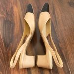 Liz Claiborne  Chunky 2” Heel Cap Toe Faux Leather Sling Back Dress Shoe Photo 7