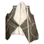 Caslon Women's Faux Sherling & Faux Suede Vest Size L Photo 7