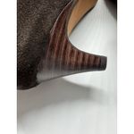 Madewell NWOB  The Emilie Ankle Boots Dark Carob Brown Suede Size 8 Photo 7