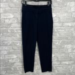 Kit and Ace Navy West Coast Wool Cashmere Blend Ankle Crop Trousers Blue Size 2 Photo 1