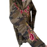 Johnny Was Axton Camo Embroidered Hoodie Photo 6