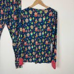 Mama Lulu Bamboo 2 Pc Christmas Pajama Set Blue Photo 6