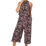 Leota  Skyler Cropped in Confetti Floral BlackJumpsuit, M Photo 2