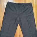 Escada 100% new wool brown tweed dress pants, size 46 or US 16 designer preppy Photo 3