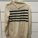 Tory Burch Sandra Ivory 100% Cashmere Sweater Photo 2