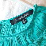 Strut & Bolt Teal Silky Sundress Photo 4
