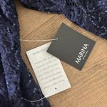 marina navy blue new nwt evening sequin lace formal dress Photo 5