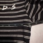 Love Tribe Juniors Friends Graphic Striped Mock-Neck Long Sleeve Top Photo 6