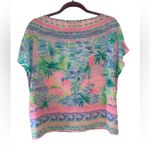 Lilly Pulitzer Lily Pulitzer Manda Private Island Print Blouse Photo 2
