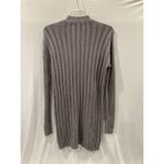 Lovers + Friends Women’s XS Cardigan Long Sleeve Ribbed Open Front Gray Sweater Photo 3