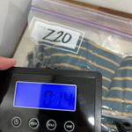 LL Bean Womens Jacket XS NWT $59 Stripe Zip Up Cotton Ultra‎ Soft Teal Knit Photo 6