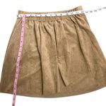 Aritzia Wilfred Free faux suede tan mini skirt Medium Photo 5