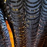 Gianni Bini Gatsby sz L (8) fits like sz M mesh sequin dress Photo 2