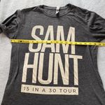 Next Level Apparel EUC Sam Hunt 15 in a 30 Tour Grey Tee Shirt, Size Small Photo 6
