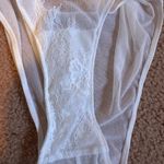 Jezebel NWOT  white lace bodysuit size small Photo 2