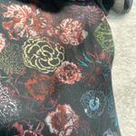 IRO Blouse 36 Small Ciclan Cold Shoulder Antique Dark Floral Silk Bell Sleeve Photo 7