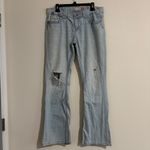 Aeropostale Classic Light Blue  Distressed Women's Jeans Size 13/14 Photo 3