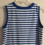 Nautical Striped Sleeveless Dress Blue Size M Photo 5
