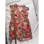 Athleta Marlow Romper Size XS Renewed Bloom Pink Floral Travel Athleisure Photo 3