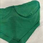 Tiger Mist Green Strapless Top Photo 1