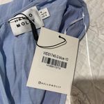 Hello Molly  Brand New with Tag Blue Casual Dress Cap Sleeves V-Neck US 6 Medium Photo 2