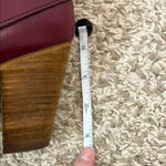 Boden Wine / Burgundy Ankle Boots with Chunky Stacked Heel Photo 8