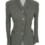 Kim Dongsoon Small Gray Blazer Tailored Career Workwear Preppy Academia Photo 0