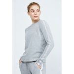 Heroine Sport Racing Pullover Sweatshirt in Heathered Gray Size Medium Photo 1