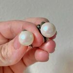 Pink Iridescent Pearl Screwback Earring Vintage “Kittie” Classic Feminine Jewelry Photo 11